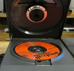 CD32 CD bay lid open