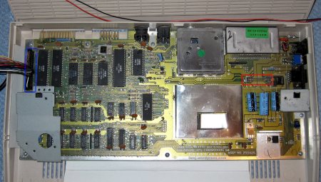 C64 C old motherboard